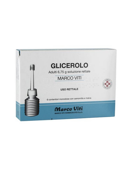 MARCO VITI GLICEROLO 6CONTENITORI MONODOSE 6,75G - Clubfarma