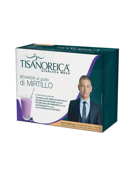 TISANOREICA BEVANDA AL GUSTO DI MIRTILLI INTEGRATORE ALIMENTARE 28GX4 - Clubfarma