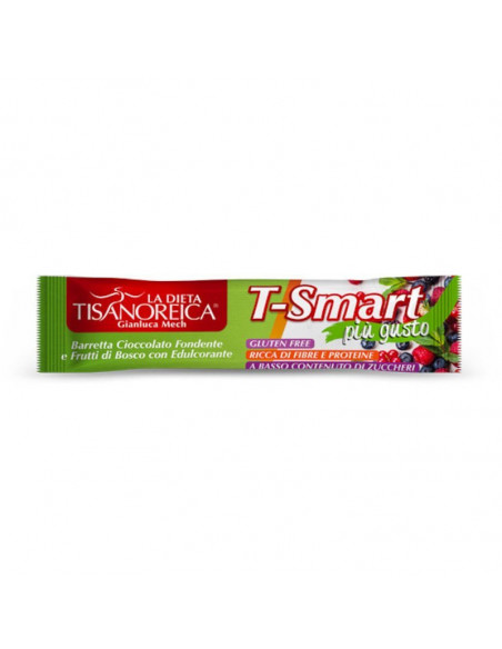 TISANOREICA BARRETTA T-SMART FRUTTI DI BOSCO E CIOCCOLATO FONDENTE 35G - Clubfarma