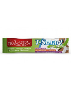 TISANOREICA T-SMART BARRETTA AL CIOCCOLATO FONDENTE E COCCO 35G - Clubfarma