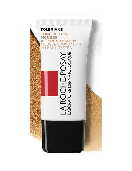 LA ROCHE-POSAY TOLERIANE FONDOTINTA MOUSS 04 30ML - Clubfarma