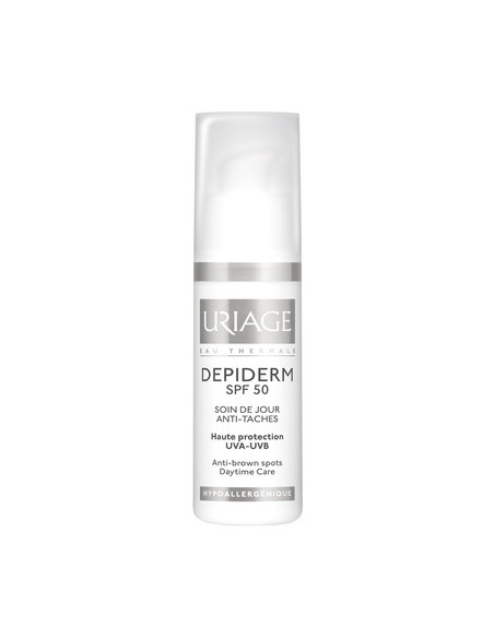 URIAGE DEPIDERM SPF50 SIERO ANTIMACCHIE CON PROTEZIONE SOLARE 30ML - Clubfarma