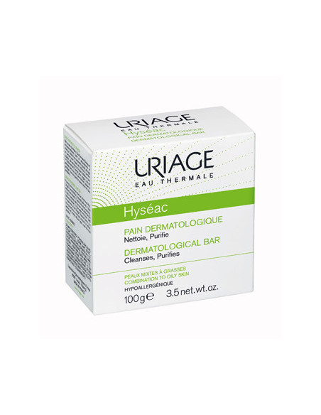 URIAGE HYSEAC PANE DERMATOLOGICO PELLI IMPURE 100 G - Clubfarma