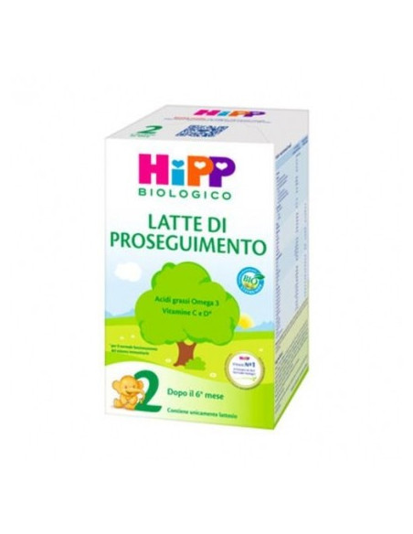 HIPP LATTE 2 PROSEGUIMENTO POLVERE 600G - Clubfarma