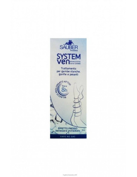 SAUBER SYSTEM VENE VAPO TRATTAMENTO GAMBE PESANTI 60ML - Clubfarma