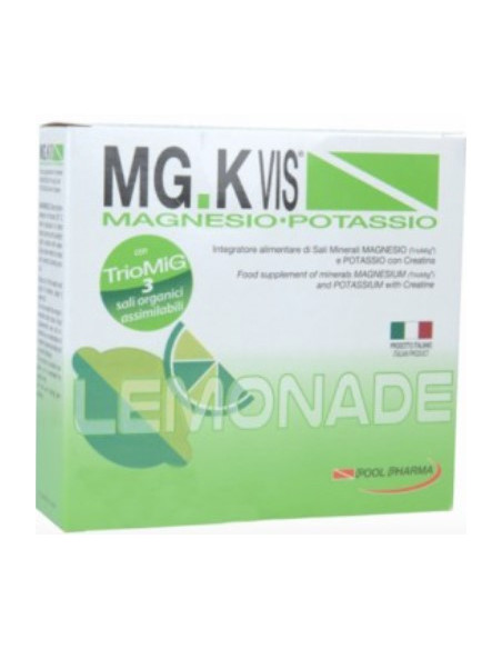 MGK VIS LEMONADE MAGNESIO POTASSIO INTEGRATORE 15 BUSTINE - Clubfarma