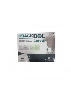 SHEDIR CRACKDOL CEROTTO DOLORI MUSCOLARI 10 PEZZI - Clubfarma