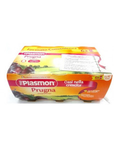 PLASMON OMOG PRUGNA 6X104G