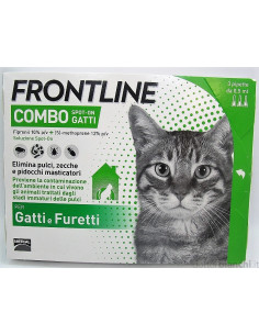 FRONTLINE COMBO 3PIPETTE GATTI E FURETTI ANTIPARASSITARIO - Clubfarma