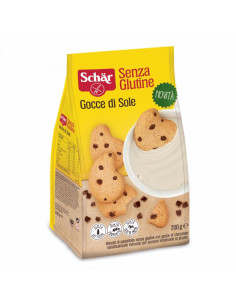 SCHAR GOCCE DI SOLE BISCOTTI PASTA FROLLA SENZA GLUTINE 200G - Clubfarma