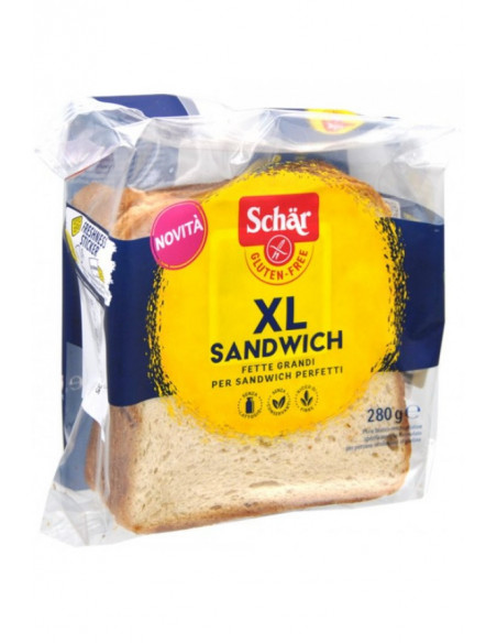 SCHAR XL SANDWICH WHITE SENZA GLUTINE 280G - Clubafram