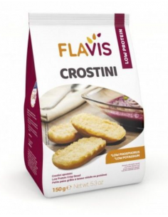 MEVALIA FLAVIS CROSTINI APROTEICI 150G - Clubfarma