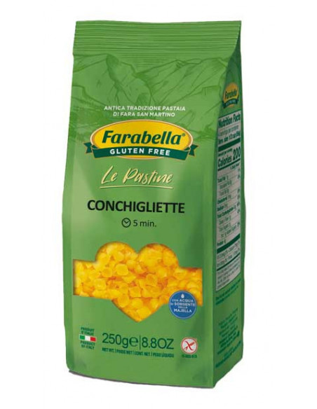 FARABELLA CONCHIGLIETTE PASTA SENZA GLUTINE 250 G - Clubfarma