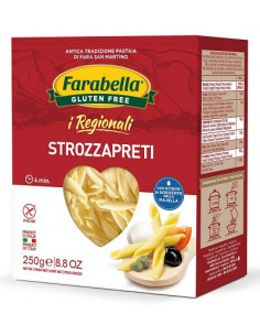 FARABELLA STROZZAPRETI I REGIONALI PASTA SENZA GLUTINE 250 G - Clubfarma