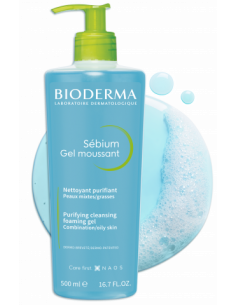 BIODERMA SEBIUM GEL MOUSSANT DETERGENTE 200ML - Clubfarma