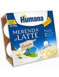 HUMANA MERENDA VANIGLIA 4X100G