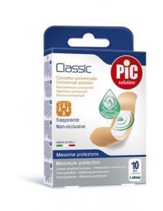 Cerotto pic classic 25x72 mm 10 antibatterico 10 pezzi