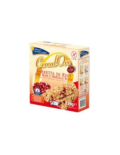 Piaceri mediterranei cerealoro barretta di riso con mais e mirtilli rossi 6 pezzi da 21,5 g