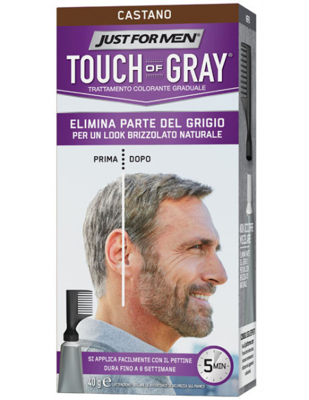 Just for men touch of gray castano 40 g