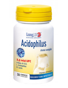 Longlife acidophilus 30 compresse masticabili