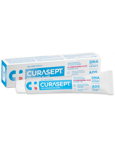 Curasept dentifricio 0,05 75 ml ads+dna