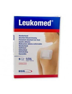 Leukomed medicazione post-operatoria in tessuto non tessuto 7,2 x 5 cm