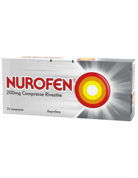 Nurofen ibuprofene dolori lievi 12+ anni 24 cpr rivestite 200mg