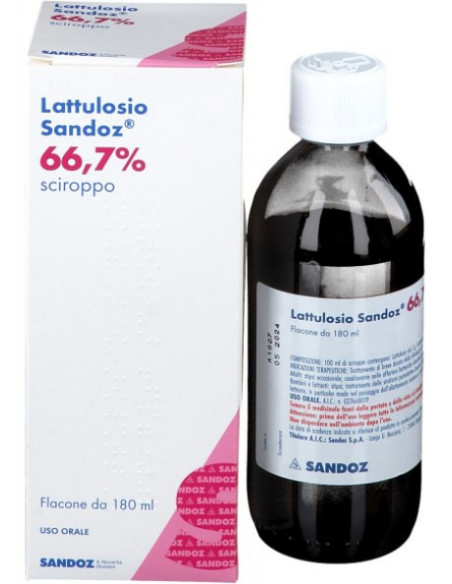 LATTULOSIO SANDOZ SCIROPPO FLACONE 180ML - Clubfarma