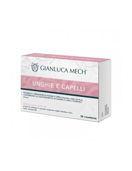 GIANLUCA MECH UNGHIE E CAPELLI 30COMPRESSE - Clubfarma