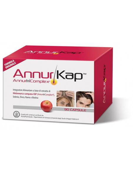 ANNURKAP 90 CAPSULE INTEGRATORE ALIMENTARI PER CAPELLI