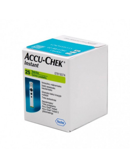 ROCHE - ACCU-CHEK INSTANT 25 STRISCE REATTIVE - Clubfarma