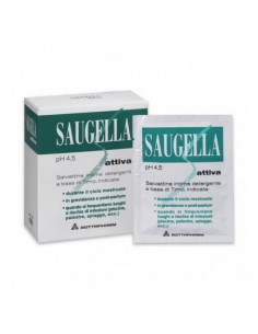 SAUGELLA ATTIVA SALVIETTE DETERGENTI 10PEZZI - Clubfarma