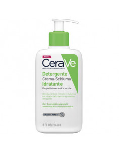 Cerave detergente crema schiuma idratante 236ml