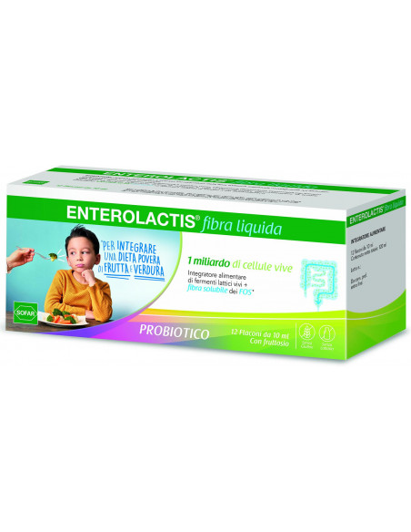 Enterolactis fibra liquida 12 flaconcini