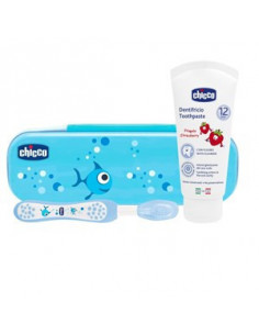 CHICCO SET DENTALE AZZURRO FLUORO - Clubfarma