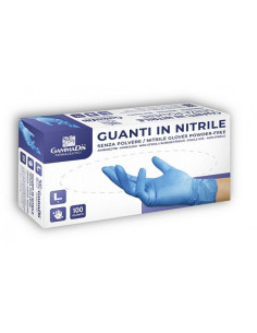 GUANTI NITRILE S POLV S 100PZ