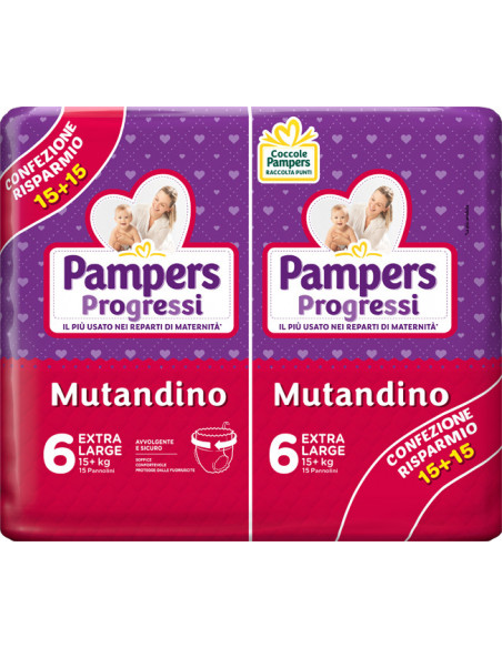 PAMPERS PROGRESSI MUT XL 30PZ