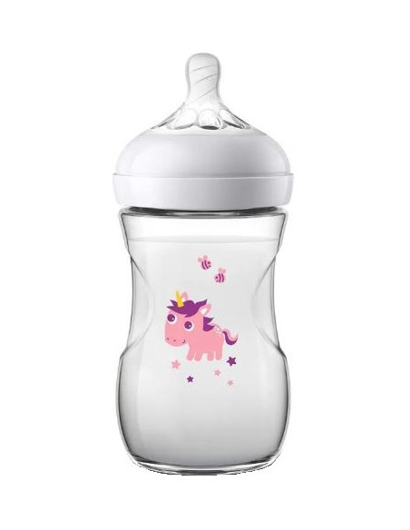 AVENT BOTTLE NAT UNICORN