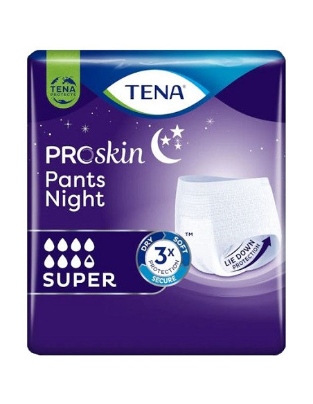 TENA PANTS NIGHT M 10PZ