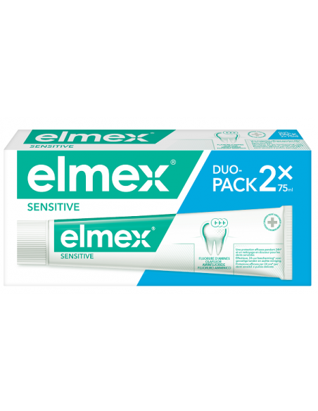 Elmex sensitive dentifricio bitubo 2x75 ml