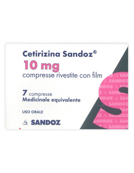 CETIRIZINA SAND*7CPR RIV 10MG