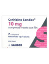 CETIRIZINA SAND*7CPR RIV 10MG