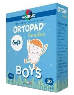 Cerotto oculare per ortottica ortopad soft boys m 20 pezzi