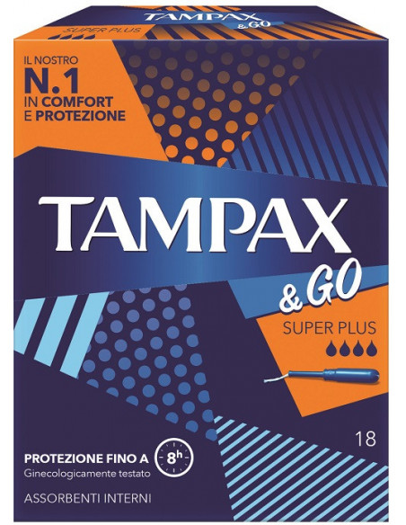 Tampax &go super plus 18pz