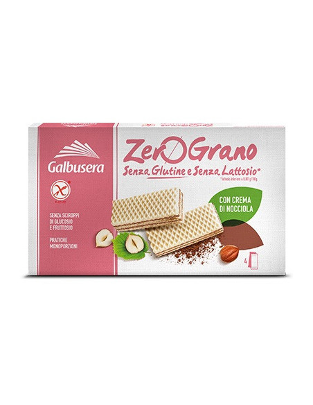 Zerograno wafer nocciola 180g