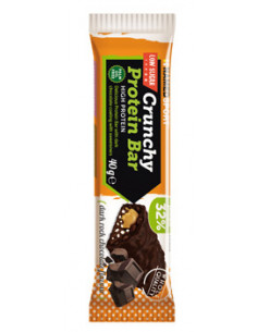 Crunchy proteinbar dark ch 40g