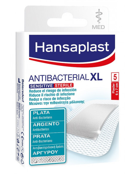 Hansaplast sensitive xl silver