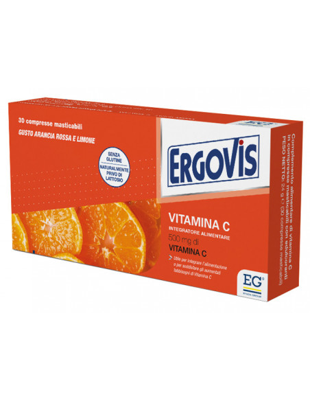 Ergovis vitamina c 500mg 30cpr