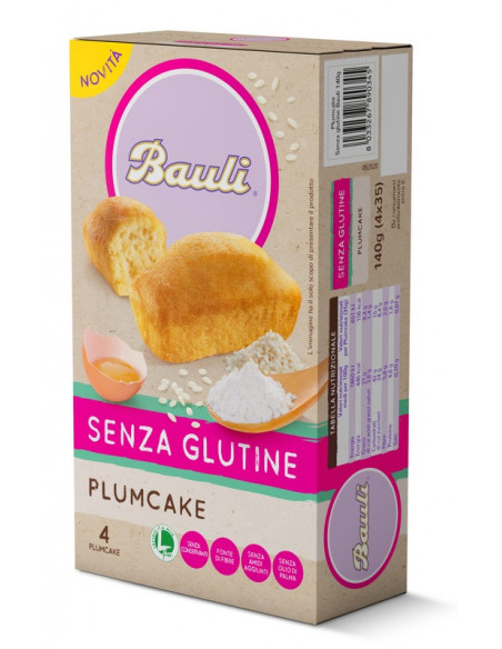 Bauli plumcake 4x35g