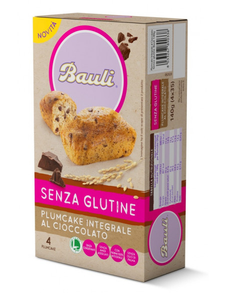 Bauli plumcake integr cioc 4pz